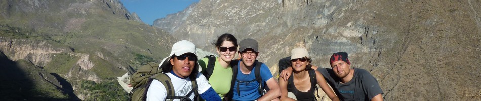 Avec Juan Carlos, Anne & Adrien dans le canyon