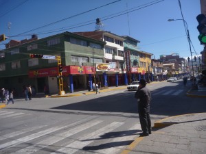 Rue principale de Huaraz