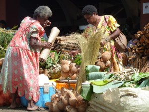 Au marché de Port Vila