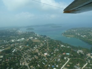 Au-dessus de Port Vila